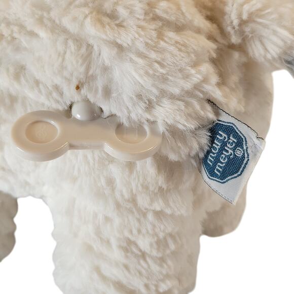 Mary Meyer Cream Elephant Plush Wind-Up Musical 9" Stuffed Animal Toy Plushy - Picture 7 of 10